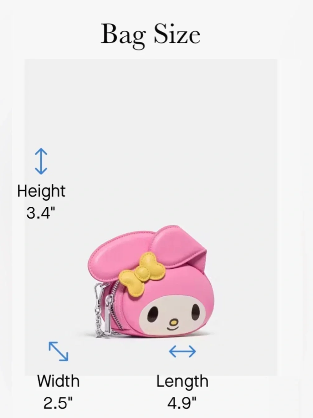 Hello Kitty And Friends X Kate Spade New York 3D My Melody Mini Crossbody Bag